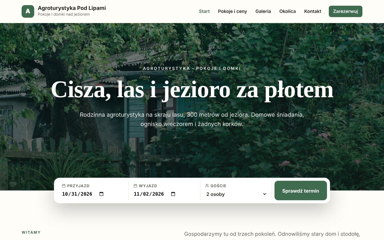 Nocleg / agroturystyka