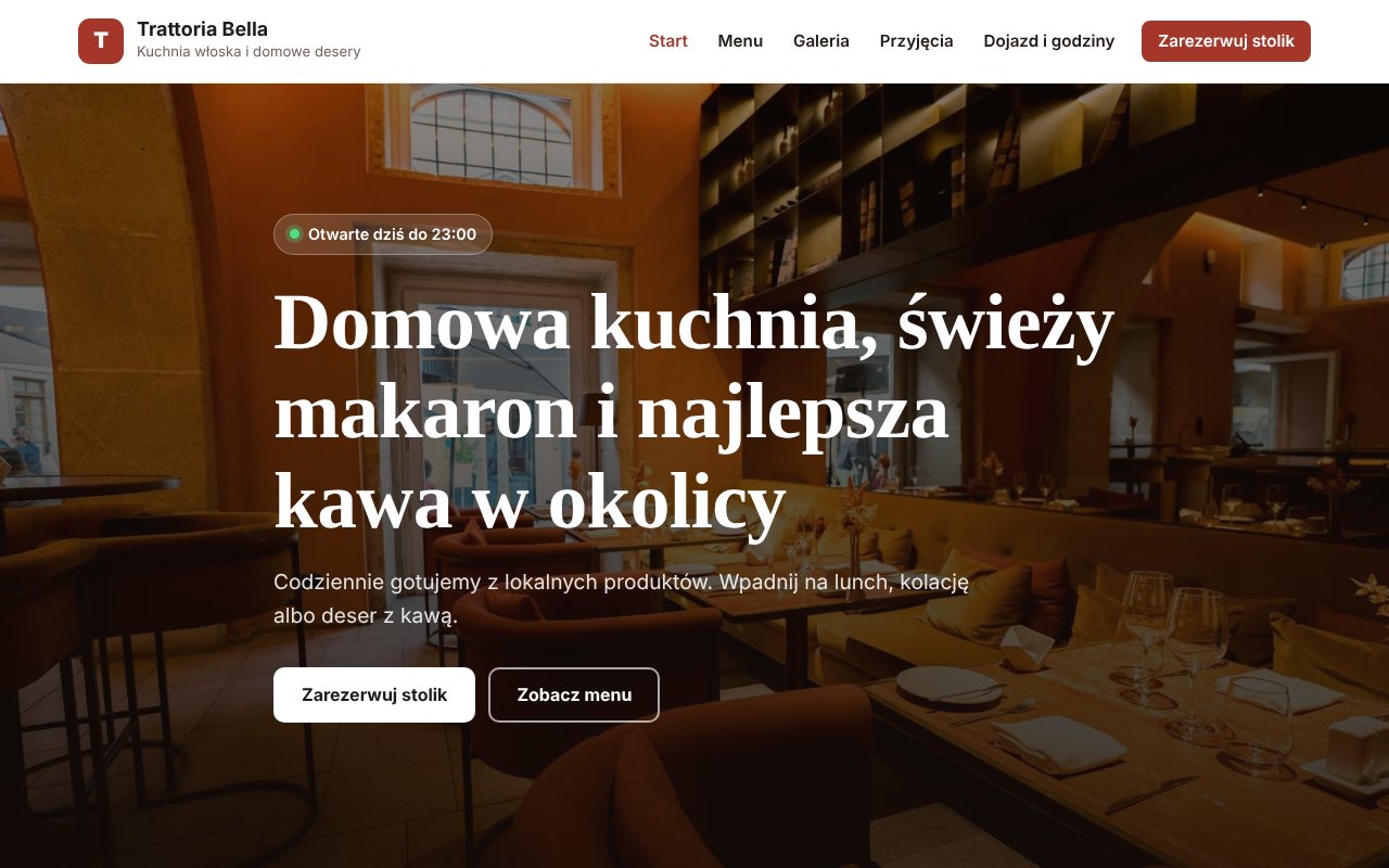 Restauracja / kawiarnia